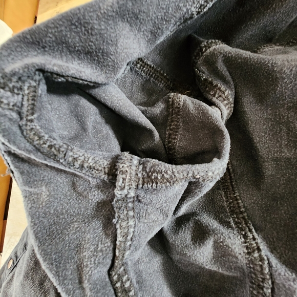 Lucky Brand Black Velvet The Tomboy Trucker Jacket - Picture 9 of 14